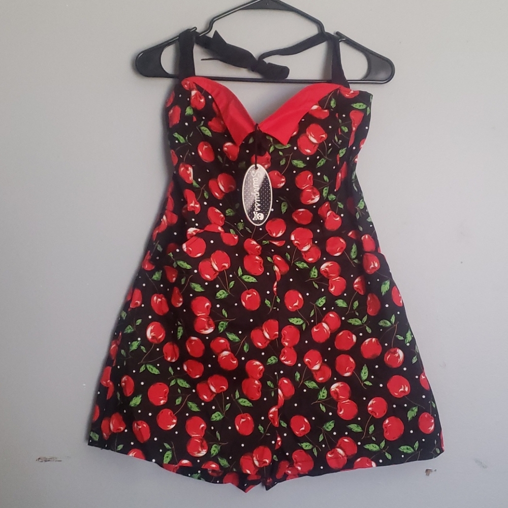 Sourpuss cherry romper